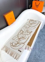 New Customers Only, Limit One. The New Herm è S Scarf Features Delicate Contrasting Jacquard Weaving Presenting The Entrelacs xh5kt3vr - Image 7