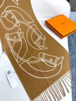 New Customers Only, Limit One. The New Herm è S Scarf Features Delicate Contrasting Jacquard Weaving Presenting The Entrelacs xh5kt3vr - Image 9