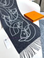 New Customers Only, Limit One. The New Herm è S Scarf Features Delicate Contrasting Jacquard Weaving Presenting The Entrelacs 5vnpu70u - Image 9