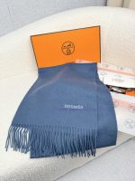 New Customers Only, Limit One. Hermes Double-sided Wool Scarf Feels Like I Won't Love It Anymore. There Are A Total Of 7 Color rv8s25jq - Image 4