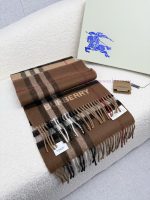 New Customers Only, Limit One. B's Color Blocked Plaid Scarf Has A Contrasting Plaid Fabric And Wool Size Of 30 * 168. It Is A ra3u6lz1 - Image 5