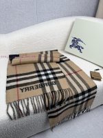 New Customers Only, Limit One. B's Color Blocked Plaid Scarf Has A Contrasting Plaid Fabric And Wool Size Of 30 * 168. It Is A znjqvx3t - Image 10