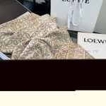 New Customers Only, Limit One. LOEWE's Hottest Scarf Double-sided Wool Scarf Embellished With Two Tone Checkered Anagram Patte tfjc33q9 - Image 10