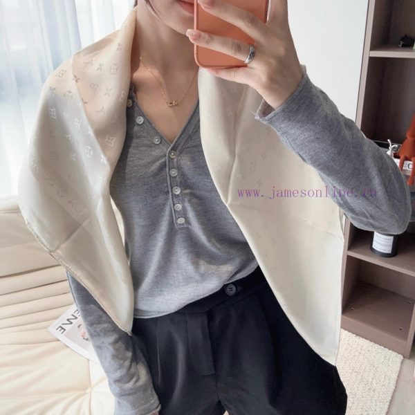 New Customers Only, Limit One. MonclerOGRAM CONFIDENTIAL Handkerchief18mm Premium Silk Double-sided Same Color ScarfThe Moncle x4ijyvo8