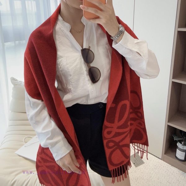 New Customers Only, Limit One. New Style ✨💕 Synchronize LOEWE | Double Sided Color Blocked WoolThe Color Scheme Of Pinduotuo A 0mypkv76