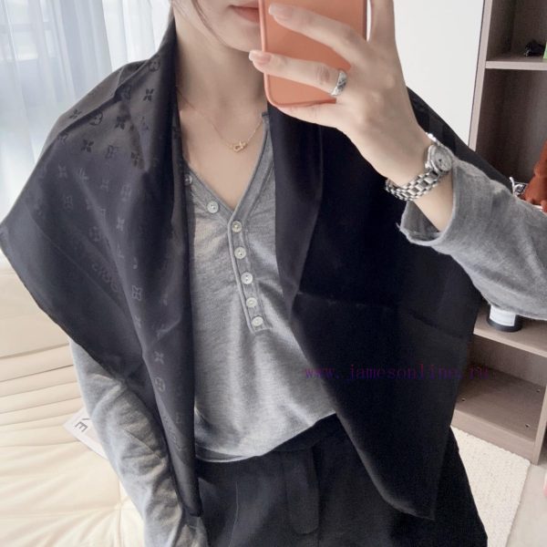 New Customers Only, Limit One. MonclerOGRAM CONFIDENTIAL Handkerchief18mm Premium Silk Double-sided Same Color ScarfThe Moncle xqogfpzx