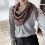 New Customers Only, Limit One. MonclerOGRAM CONFIDENTIAL Handkerchief18mm Premium Silk Double-sided Same Color ScarfThe Moncle fw55re3r