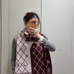 New Customers Only, Limit One. The Black And White Diamond Patterned Scarf Of Chanel 26 Series Is Made Of 100% Wool Material W lmtr0ltn