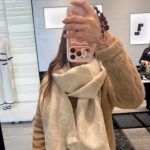 New Customers Only, Limit One. The Black And White Diamond Patterned Scarf Of Chanel 26 Series Is Made Of 100% Wool Material W c4pyvozw
