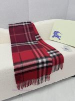 New Customers Only, Limit One. B's New Warhorse Color Blocked Plaid Wool Scarf Has A Contrasting Plaid Size Of 30 * 168 Which bnbxf8rs - Image 7