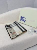 New Customers Only, Limit One. B's New Warhorse Color Blocked Plaid Wool Scarf Has A Contrasting Plaid Size Of 30 * 168 Which bye7aef7 - Image 4