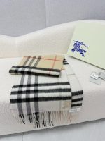 New Customers Only, Limit One. B's New Warhorse Color Blocked Plaid Wool Scarf Has A Contrasting Plaid Size Of 30 * 168 Which bye7aef7 - Image 6