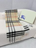 New Customers Only, Limit One. B's New Warhorse Color Blocked Plaid Wool Scarf Has A Contrasting Plaid Size Of 30 * 168 Which bye7aef7 - Image 7