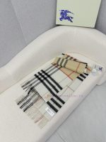 New Customers Only, Limit One. B's New Warhorse Color Blocked Plaid Wool Scarf Has A Contrasting Plaid Size Of 30 * 168 Which bye7aef7 - Image 10