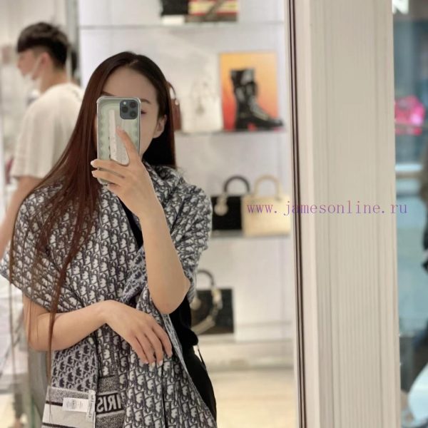 New Customers Only, Limit One. This Oblique Print Scarf By Dior Reinterprets The Classic Dior Logo And Showcases A Modern Spir rsgcmegg
