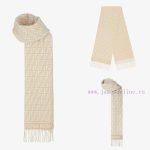 New Customers Only, Limit One. Family F's High Gram Weight - Double-sided F Laohua Scarf Is Usually Thick And Grey. Fendi's Ho keibdv7f - Image 2