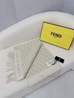 New Customers Only, Limit One. Family F's High Gram Weight - Double-sided F Laohua Scarf Is Usually Thick And Grey. Fendi's Ho keibdv7f - Image 5