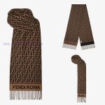 New Customers Only, Limit One. Family F's High Gram Weight - Double-sided F Laohua Scarf Is Usually Thick And Grey. Fendi's Ho dixlm9j4