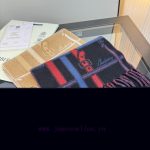 New Customers Only, Limit One. Burberry ScarfDouble Sided Wool Scarf Double-sided Dual-use Design Decorated With Burberry Stri dtslrhwa - Image 4