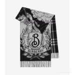New Customers Only, Limit One. The Burberry Warrior Knight Double-sided Shawl With Various Beautiful Designs Is Hailed As Burb aw33yk9x - Image 4