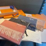 New Customers Only, Limit One. Louis Vuitton Embroidered Wool Scarf: Highly Praised And Kept A Rare High-end Men's Family Styl rzohb80n - Image 3