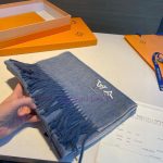 New Customers Only, Limit One. Louis Vuitton Embroidered Wool Scarf: Highly Praised And Kept A Rare High-end Men's Family Styl lg56596t - Image 4