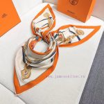 New Customers Only, Limit One. High Quality Updates ❤️  Hermes | (Morning Stroll) Big Triangle Scarf|Handmade Rolled Edge Cash ob4j6lpk - Image 5