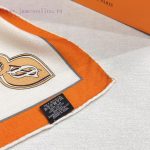 New Customers Only, Limit One. High Quality Updates ❤️  Hermes | (Morning Stroll) Big Triangle Scarf|Handmade Rolled Edge Cash ob4j6lpk - Image 9