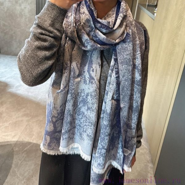 New Customers Only, Limit One. Dior's New Iru Animal Jungle Silk Cashmere Scarf Long Shawl Is Pure Luxury And Fashionable. It' l4rh3p1l