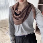 New Customers Only, Limit One. MonclerOGRAM CONFIDENTIAL Handkerchief18mm Premium Silk Double-sided Same Color ScarfThe Moncle ye5w20xd