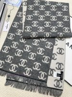 New Customers Only, Limit One. Chanel's New Autumn And Winter Classic Collection ScarfThe Ultimate Collision Of Black And Whit l0hmfyl2 - Image 6