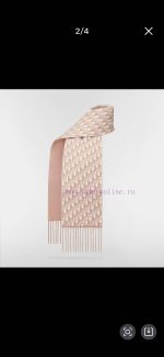 New Customers Only, Limit One. Dior Super Recommendation ️ - Do Letter Double-sided Tassel Long Scarf With One Side Of The Flo i58gmrua - Image 2