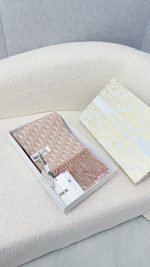 New Customers Only, Limit One. Dior Super Recommendation ️ - Do Letter Double-sided Tassel Long Scarf With One Side Of The Flo i58gmrua - Image 5