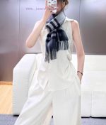 New Customers Only, Limit One. Newly Released 𝐁𝐮𝐫𝐛𝐞𝐫𝐫. "plaid Color Blocked Scarf"Size168x30cm 100% WoolClassic Plaid Contrast jozur4wm - Image 3