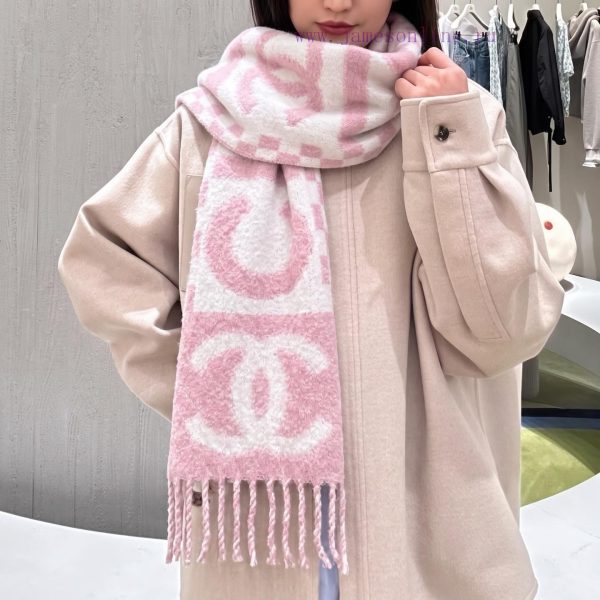 New Customers Only, Limit One. Chanel 25k Letter Big Logo Scarf | Autumn And Winter Rocket Piece 💯Dazzling Bold Block Letter J 7xu2a5k9