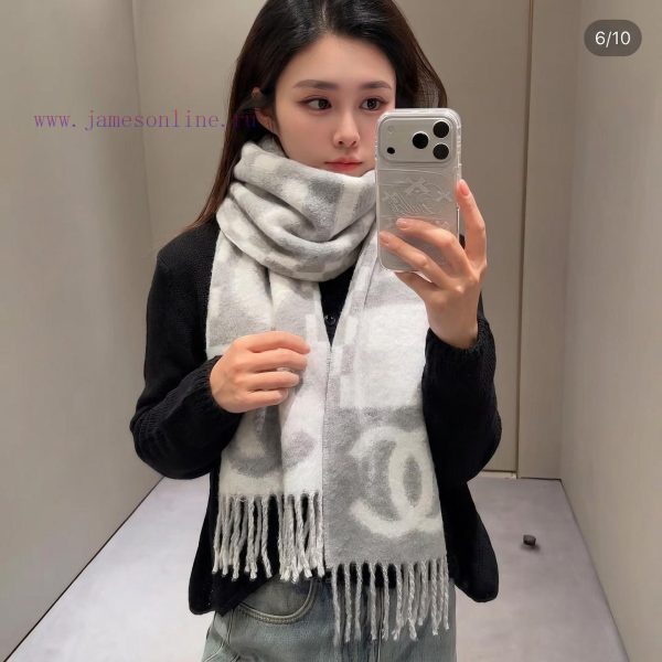 New Customers Only, Limit One. Chanel 25k Letter Big Logo Scarf | Autumn And Winter Rocket Piece 💯Dazzling Bold Block Letter J 7mvomhm5
