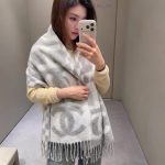 New Customers Only, Limit One. Chanel 25k Letter Big Logo Scarf | Autumn And Winter Rocket Piece 💯Dazzling Bold Block Letter J 7mvomhm5 - Image 5