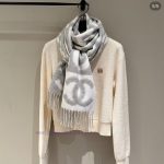 New Customers Only, Limit One. Chanel 25k Letter Big Logo Scarf | Autumn And Winter Rocket Piece 💯Dazzling Bold Block Letter J 7mvomhm5 - Image 9