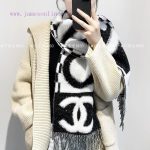 New Customers Only, Limit One. Chanel 25k Letter Big Logo Scarf | Autumn And Winter Rocket Piece 💯Dazzling Bold Block Letter J gkjqhzwz - Image 3