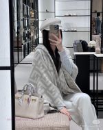 New Customers Only, Limit One. Fendi Limited Edition Hooded Cape Shawl Made Of Heavyweight Pure Cashmere. This FF Cape Is Fend a4p5czdu