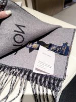 New Customers Only, Limit One. ✨ LV2026 New Cashmere Scarf | Large Logo Jacquard Atmosphere Pulled FullWho Can Refuse This LV o9f523m3 - Image 9