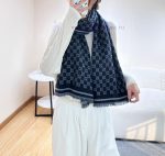 New Customers Only, Limit One. Gucci Style Small LettersFabric Wool Size 47 * 180Wool And Silk Scarf Decorated With Oversized g7fcqpom - Image 4
