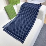 New Customers Only, Limit One. Gucci Style Small LettersFabric Wool Size 47 * 180Wool And Silk Scarf Decorated With Oversized g7fcqpom - Image 5