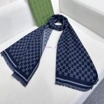 New Customers Only, Limit One. Gucci Style Small LettersFabric Wool Size 47 * 180Wool And Silk Scarf Decorated With Oversized g7fcqpom - Image 6