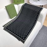 New Customers Only, Limit One. Gucci Style Small LettersFabric Wool Size 47 * 180Wool And Silk Scarf Decorated With Oversized omuzzf1f - Image 5