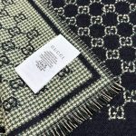 New Customers Only, Limit One. Gucci Style Small LettersFabric Wool Size 47 * 180Wool And Silk Scarf Decorated With Oversized omuzzf1f - Image 9