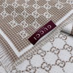 New Customers Only, Limit One. Gucci Style Small LettersFabric Wool Size 47 * 180Wool And Silk Scarf Decorated With Oversized t9de8ijs - Image 8
