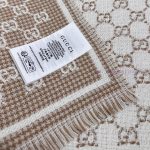 New Customers Only, Limit One. Gucci Style Small LettersFabric Wool Size 47 * 180Wool And Silk Scarf Decorated With Oversized t9de8ijs - Image 9
