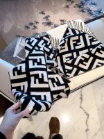 New Customers Only, Limit One. High Quality Fendi New Style Women's Double-sided Jacquard Scarf Fendi Has Changed The Old Flow 8f5uth9f - Image 9
