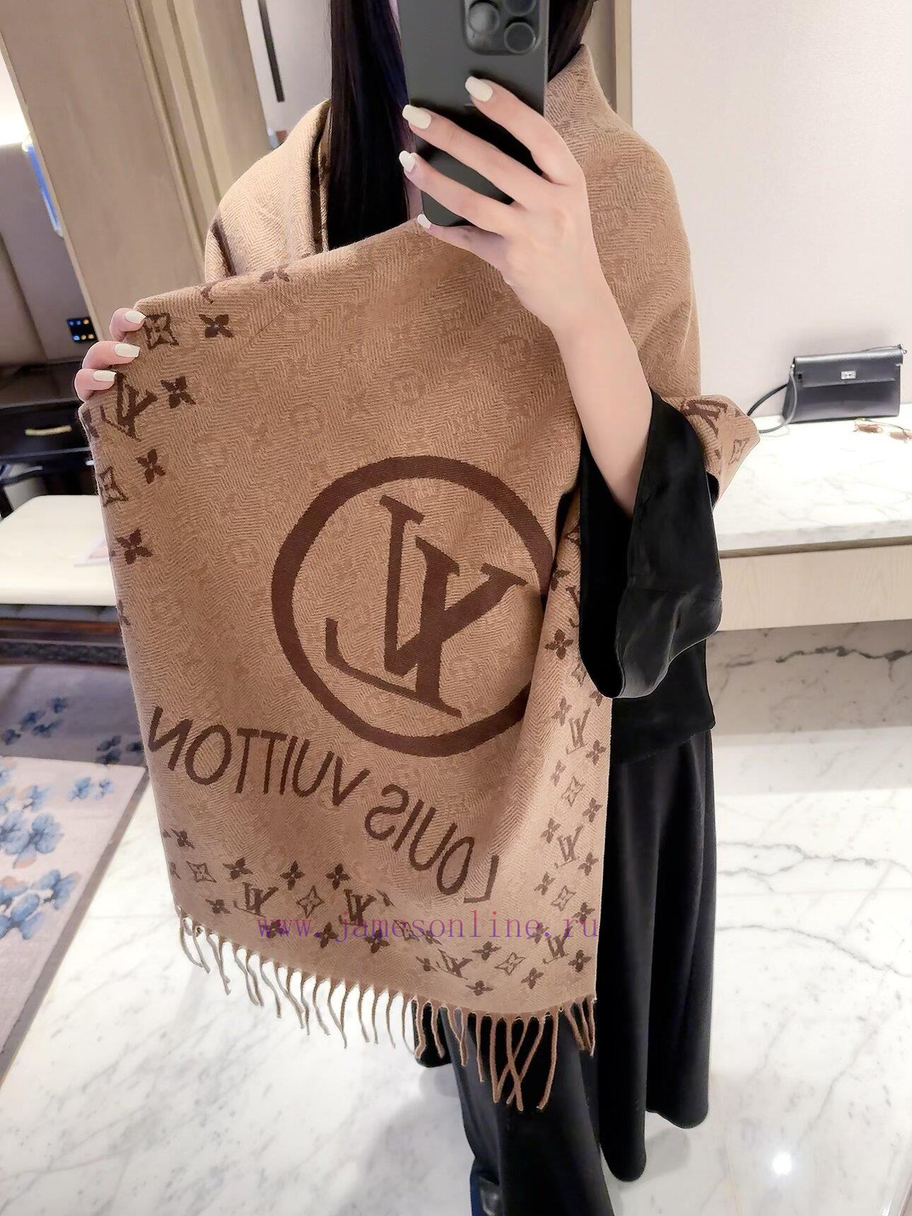 zz2y035ugls.jpg New Customers Only, Limit One. LV2026 New Double-sided Cashmere Scarf ✨ Double Sided Thickened Dark Pattern Can Be Draped Or S haqvn0n8 - Image 1